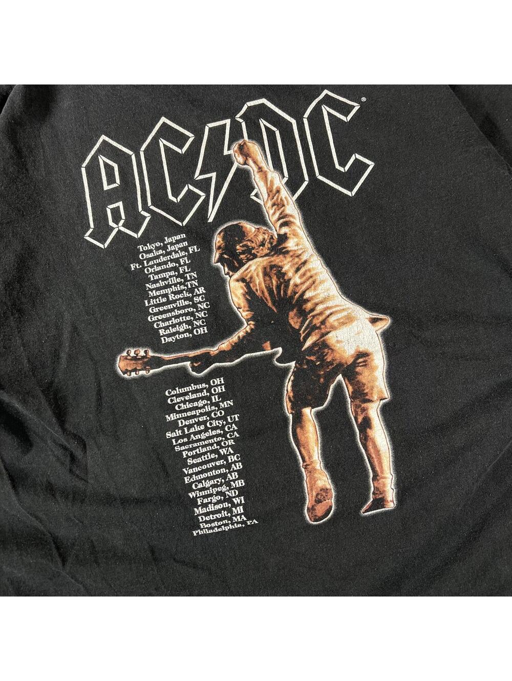 Vintage 90s ACDC Stuff Upper Lip Tour Band Tee - Picture 2 of 7